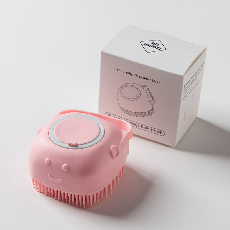 Brosse de Bain Silicone pour Animal – Massage & Shampooing