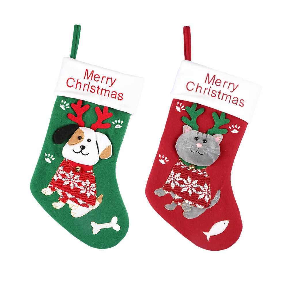 Chaussettes de Noël pour Chien et Chat – Décoration Sapin