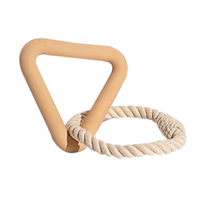 Jouet de Traction pour Chien – Mordant TPR Triangulaire Interactif