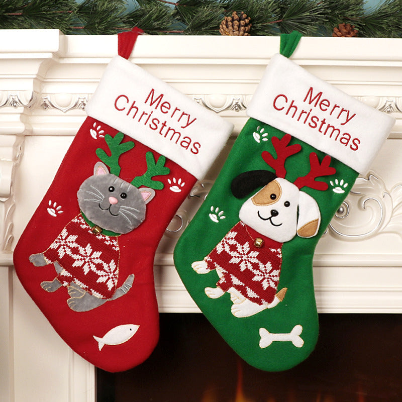 Chaussettes de Noël pour Chien et Chat – Décoration Sapin