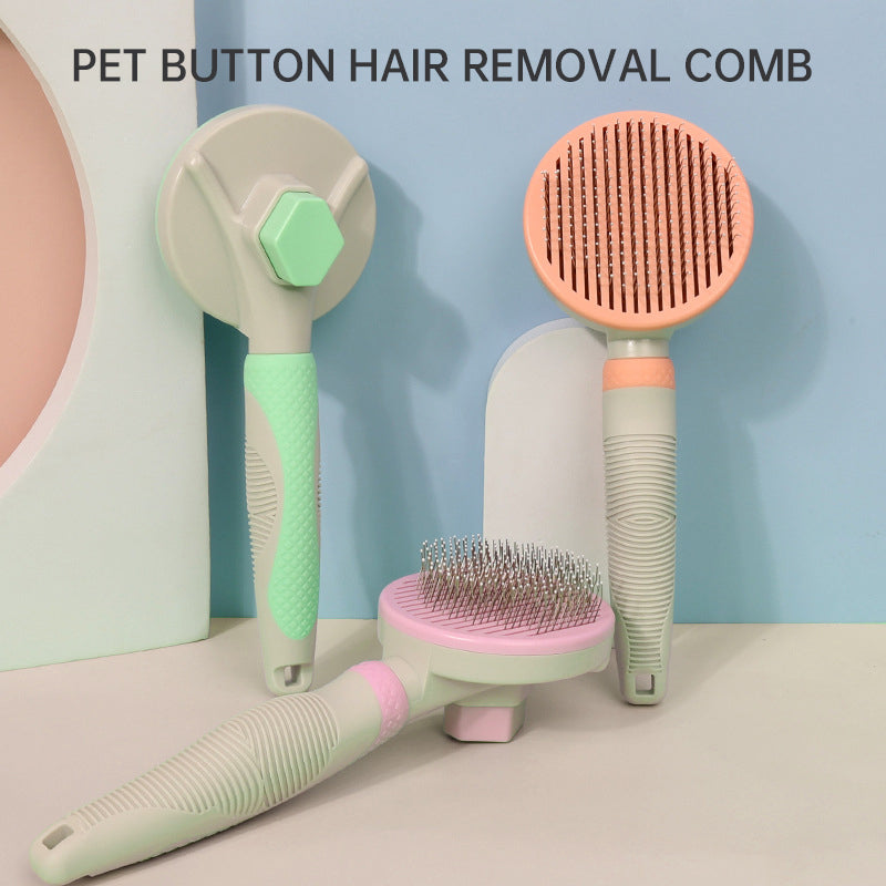 Brosse Auto-Nettoyante pour Chien et Chat – Démêlage Facile