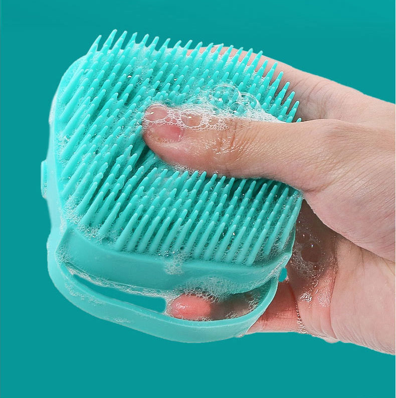 Brosse de Bain Silicone pour Animal – Massage & Shampooing