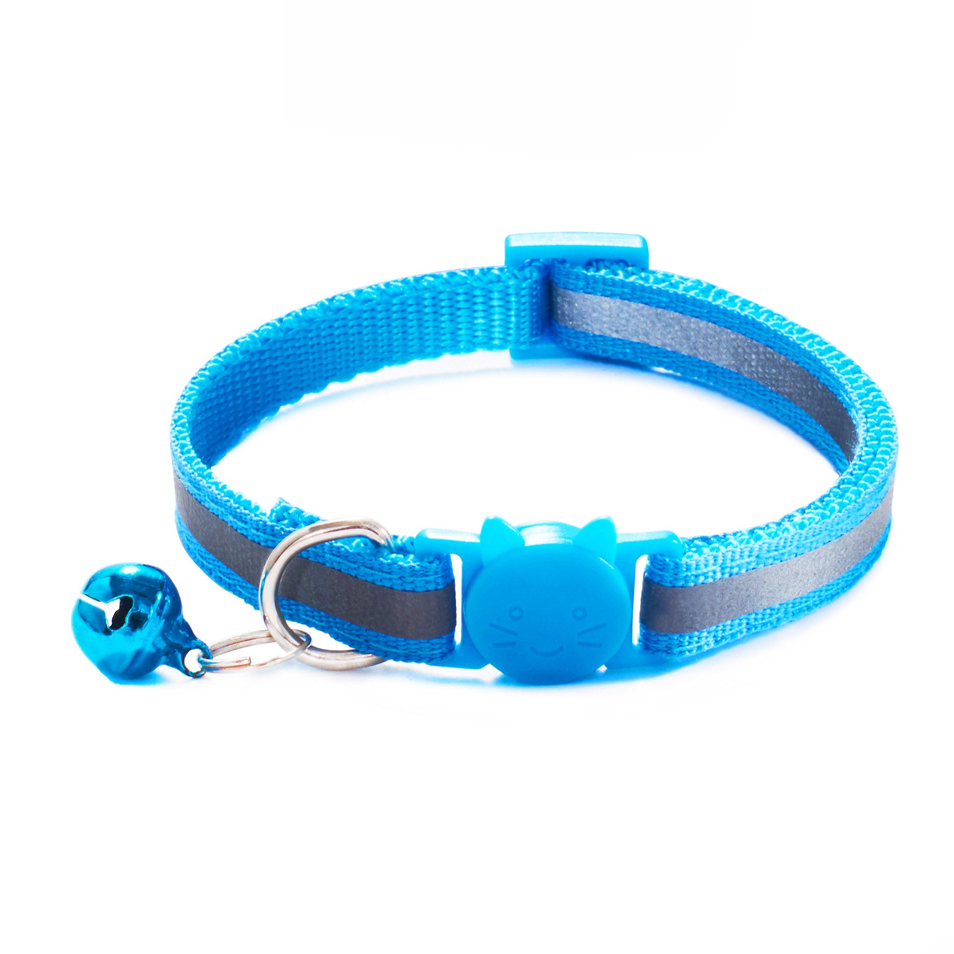 Collier Chat Sécurité Réfléchissant Coloré – Avec Clochette