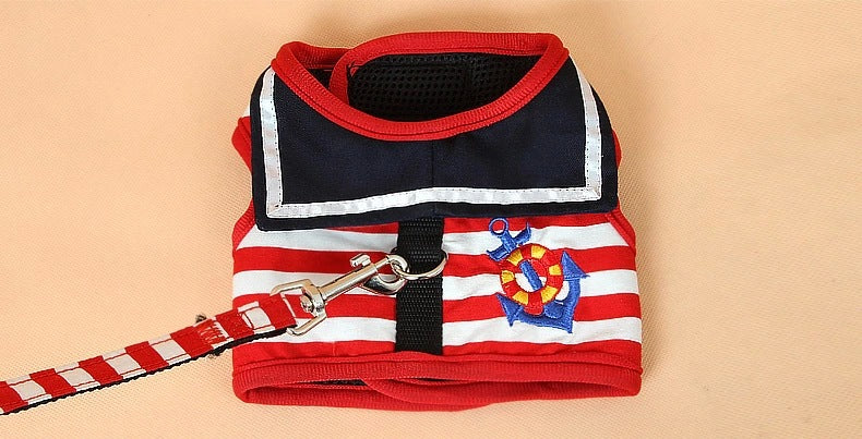 Harnais Marine 2-en-1 pour Chien – Laisse & Collier Inclus