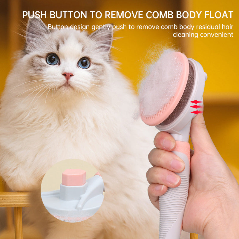 Brosse Auto-Nettoyante pour Chien et Chat – Démêlage Facile