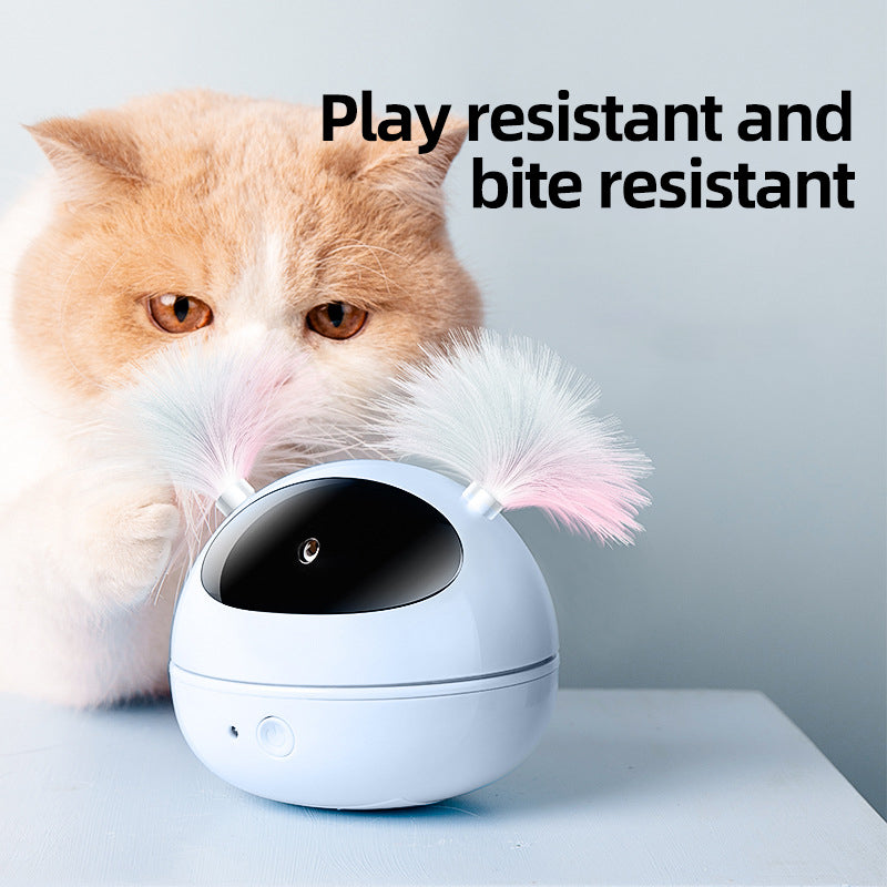 Jouet Laser Automatique pour Chat – Plume et Lumière Infrarouge