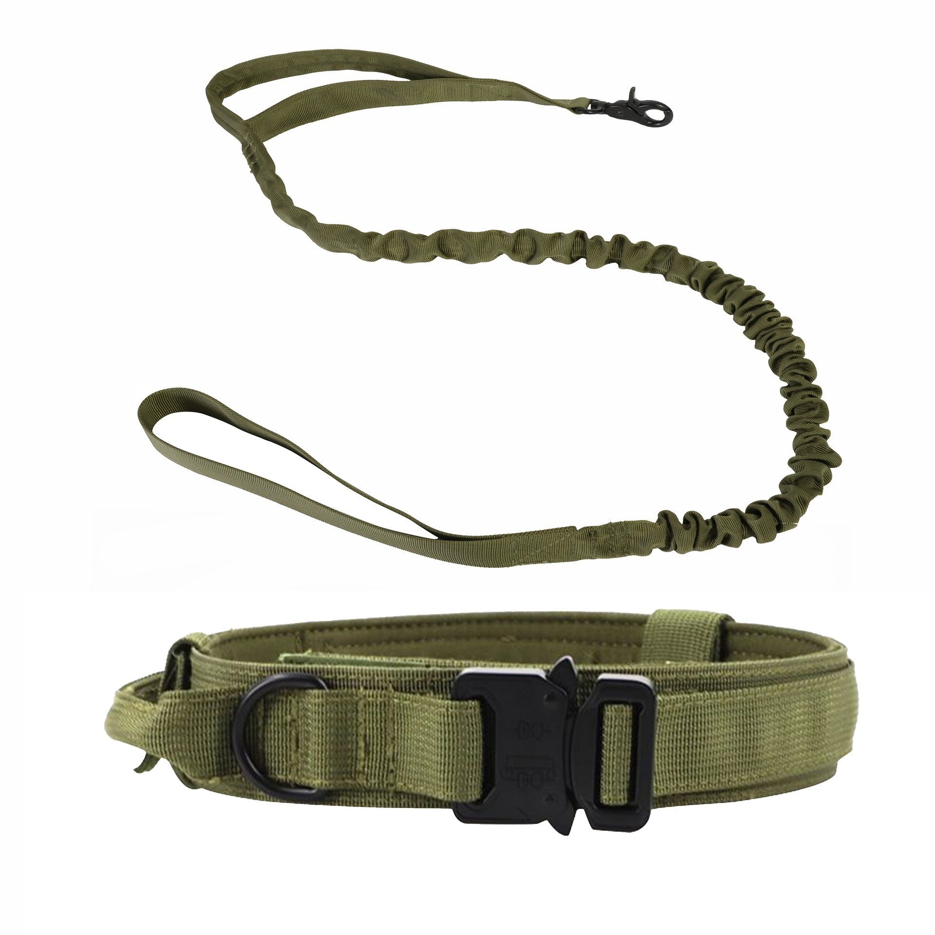 Collier & Laisse Tactique pour Chien – Entraînement Outdoor