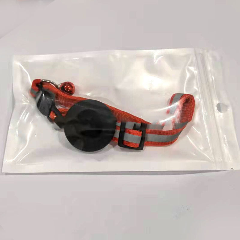 Collier Chat Réfléchissant avec Porte-AirTag – Avec Clochette