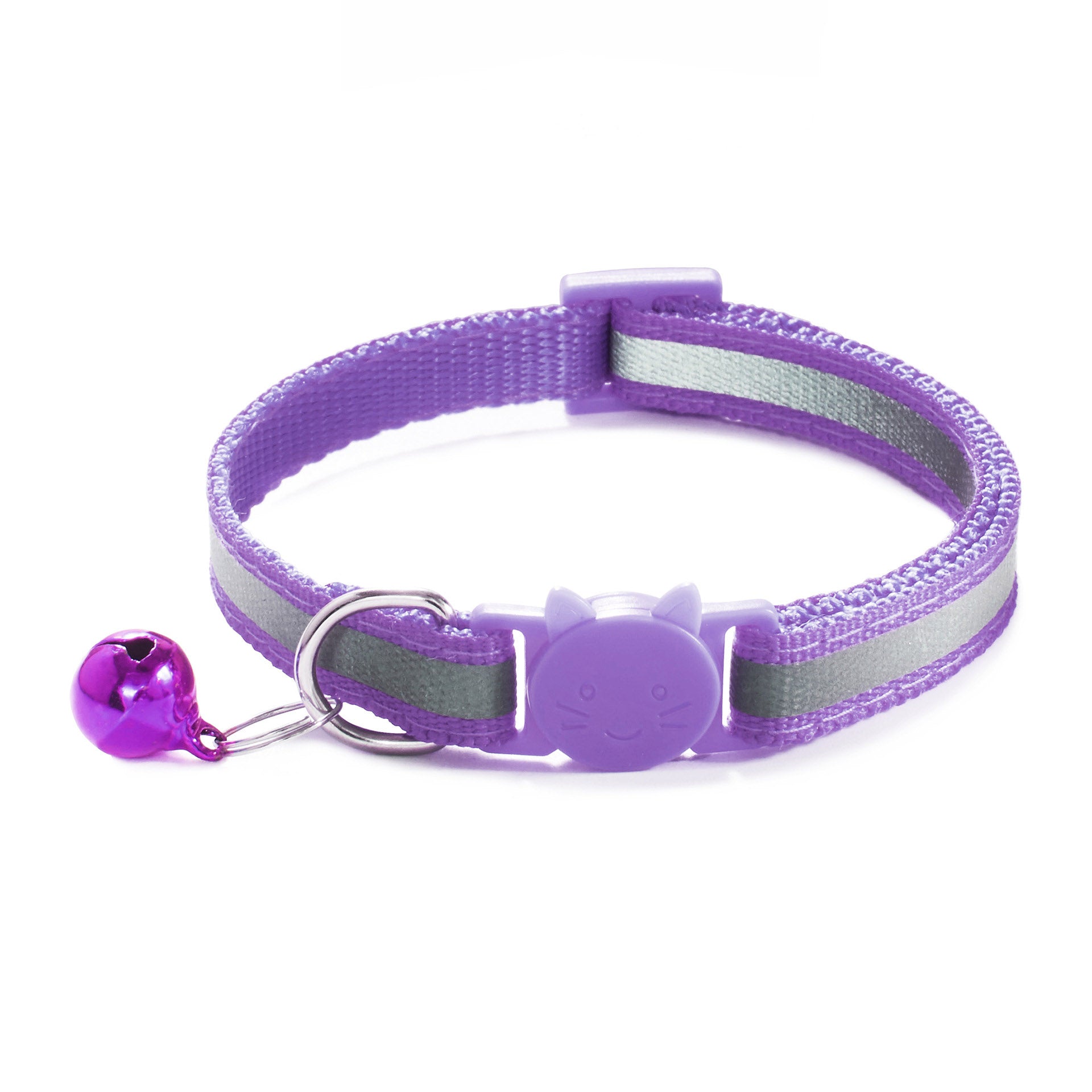 Collier Chat Sécurité Réfléchissant Coloré – Avec Clochette