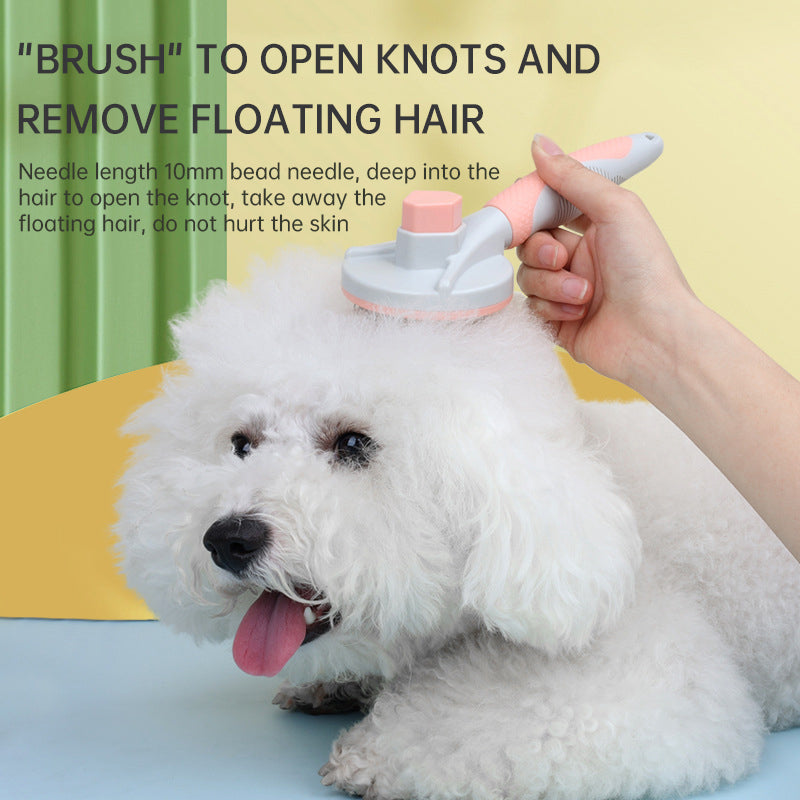 Brosse Auto-Nettoyante pour Chien et Chat – Démêlage Facile