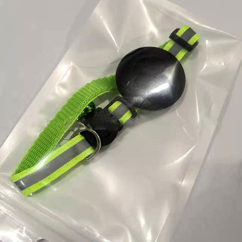 Collier Chat Réfléchissant avec Porte-AirTag – Avec Clochette