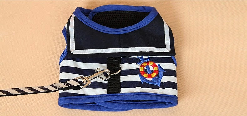 Harnais Marine 2-en-1 pour Chien – Laisse & Collier Inclus