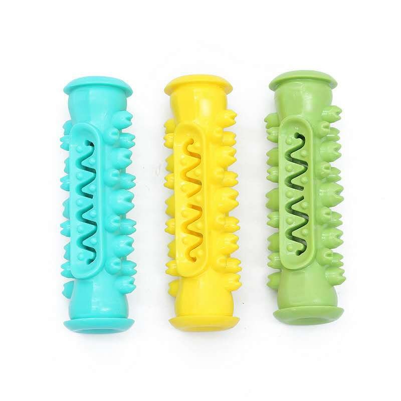 Jouet Molaire pour Chien – Brosse à Dents & Mordant