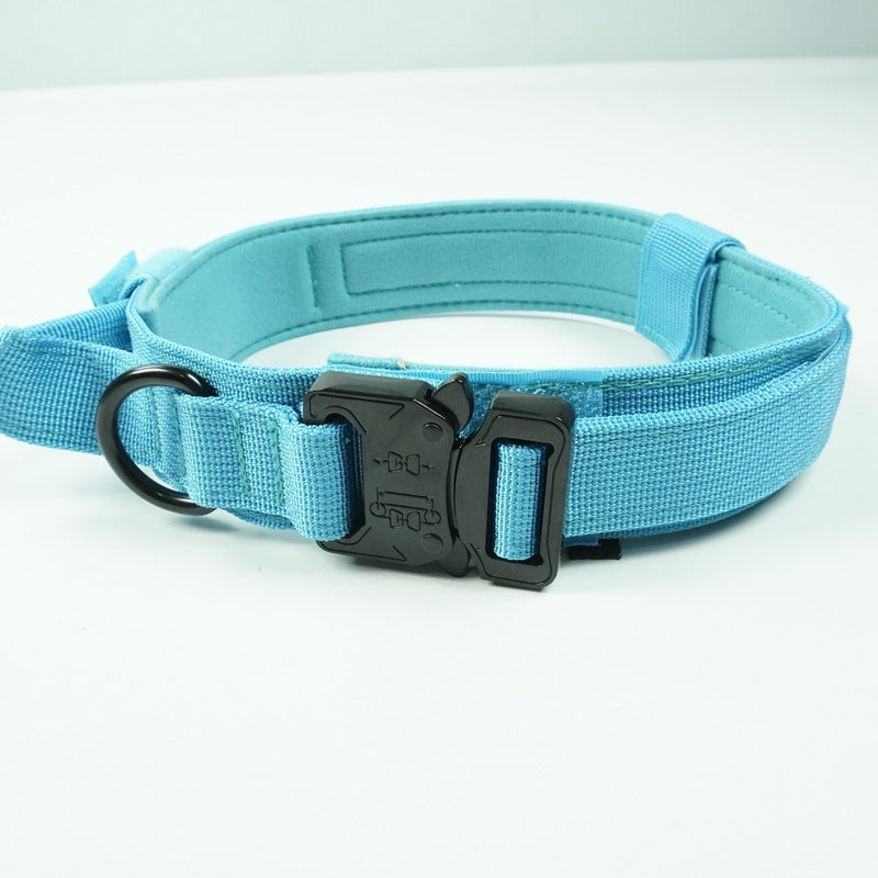 Collier Tactique Nylon pour Chien – Laisse Outdoor Ajustable