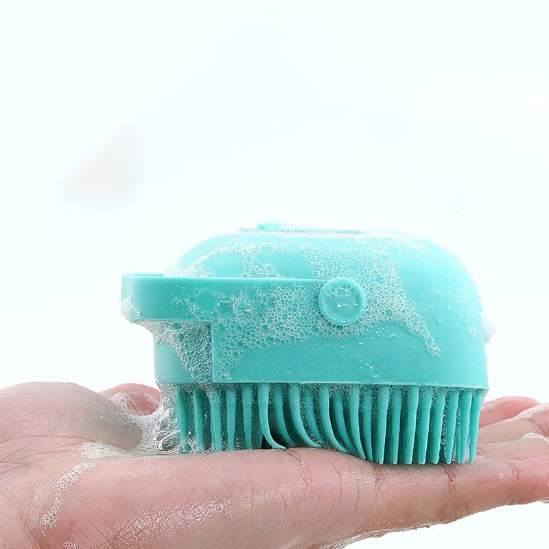 Brosse de Bain Silicone pour Animal – Massage & Shampooing