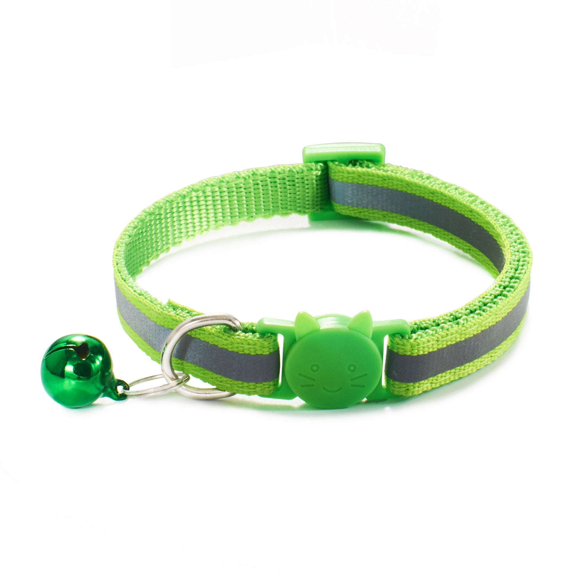 Collier Chat Sécurité Réfléchissant Coloré – Avec Clochette