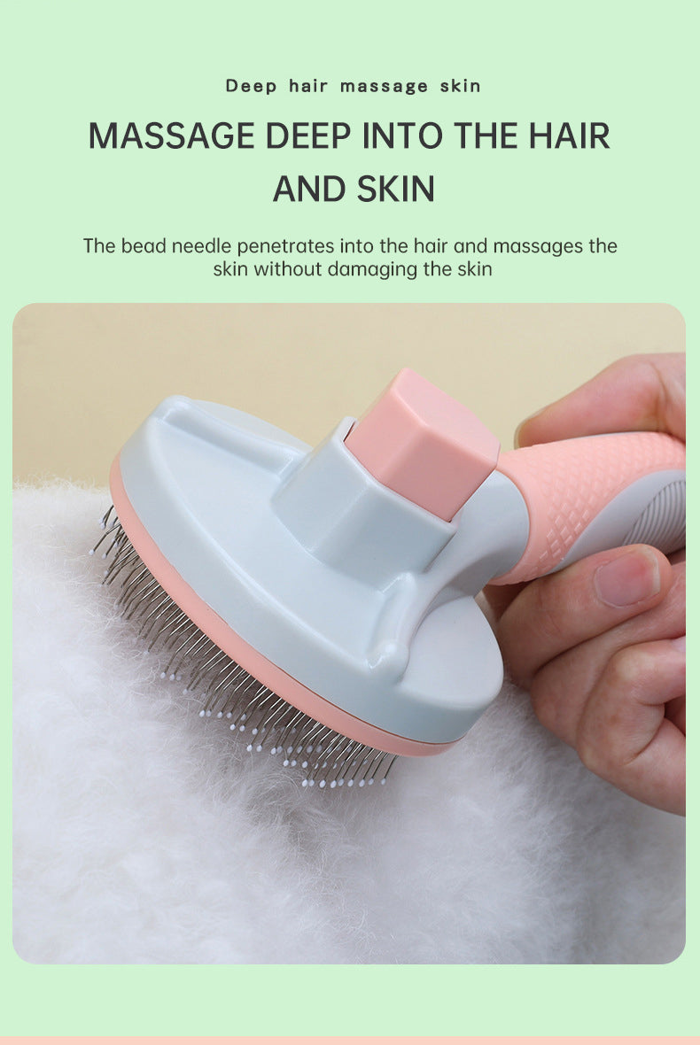 Brosse Auto-Nettoyante pour Chien et Chat – Démêlage Facile
