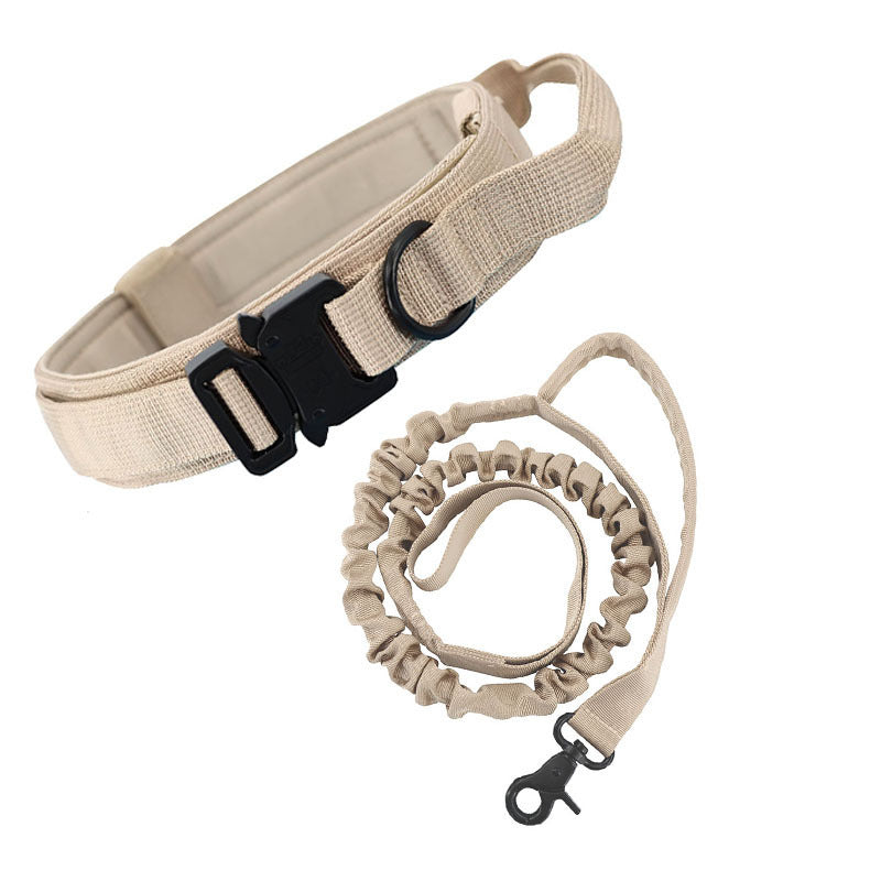 Collier Tactique Nylon pour Chien – Laisse Outdoor Ajustable