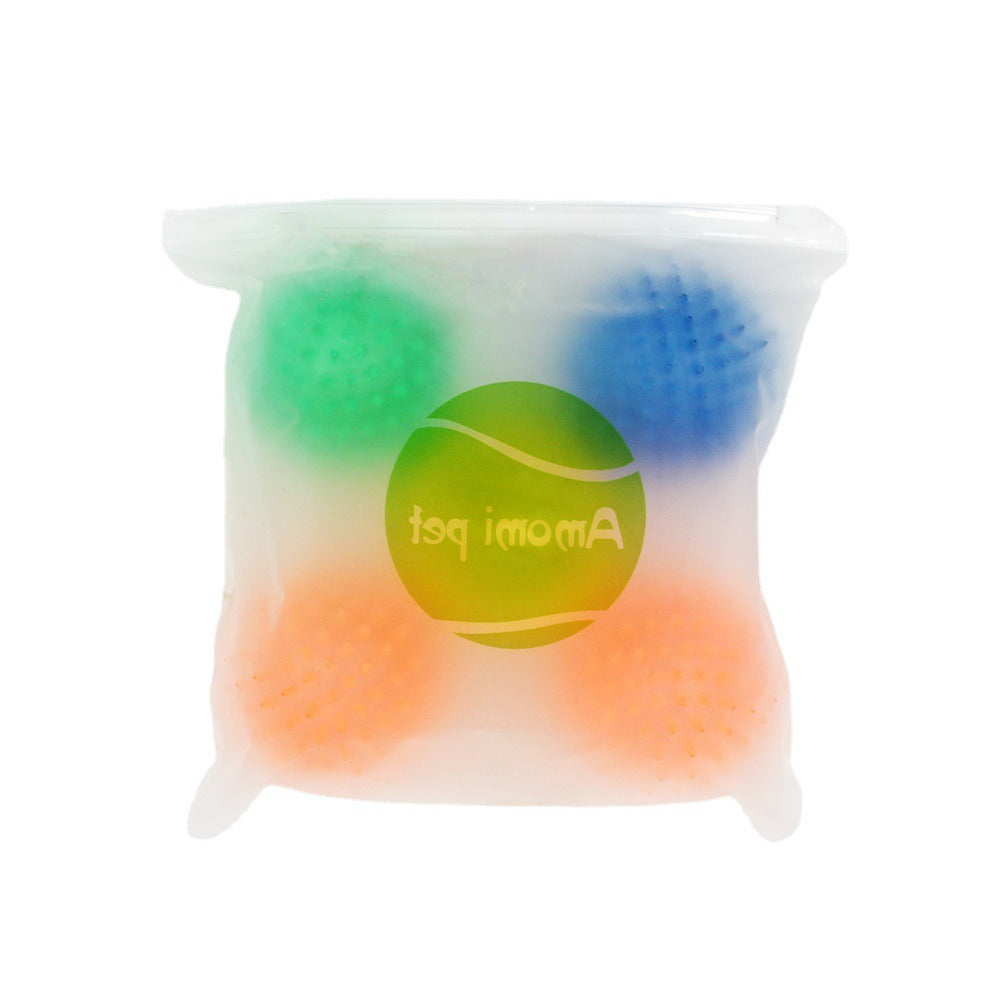 Balle Piquante Sonore pour Chien – Jouet Molaire 9cm