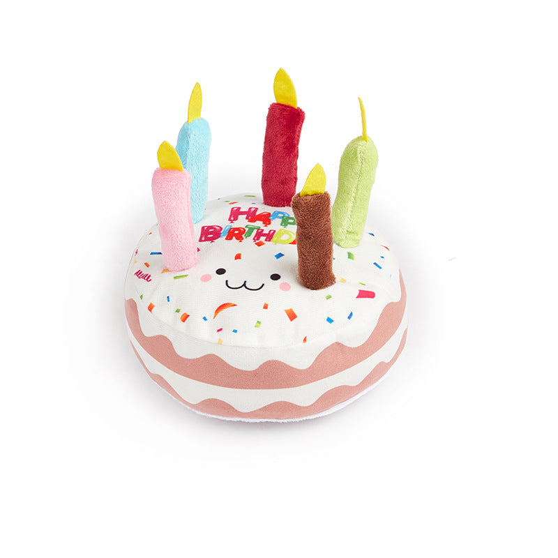Jouet Gâteau Simulé pour Chien – Snack Factice & Bonbons