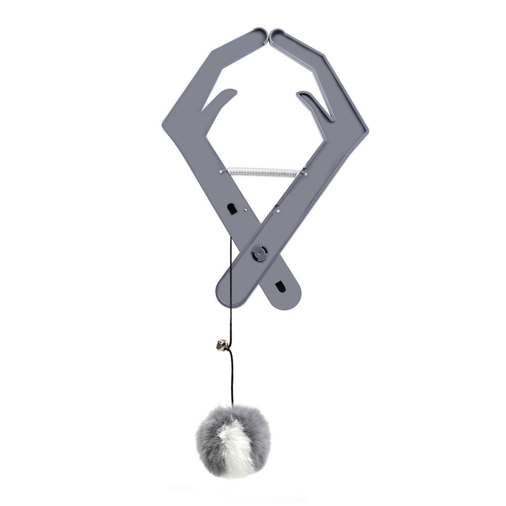 Jouet Chat Clip de Porte – Balle Taquine Élastique Ajustable