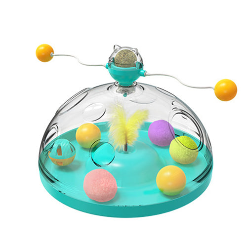 Jouet Chat Moulin à Vent avec Menthe – Boîte Surprise Interactive