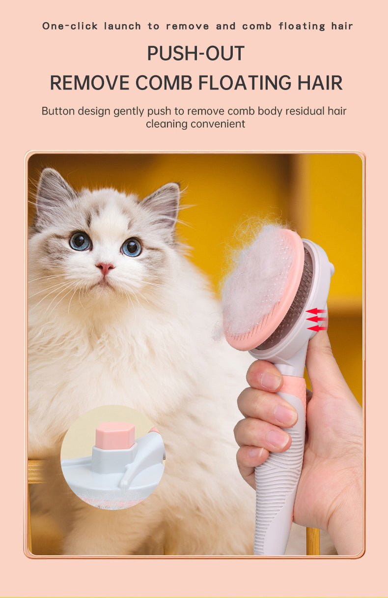 Brosse Auto-Nettoyante pour Chien et Chat – Démêlage Facile