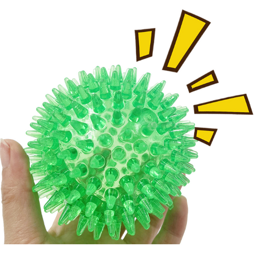 Balle Piquante Sonore pour Chien – Jouet Molaire 9cm