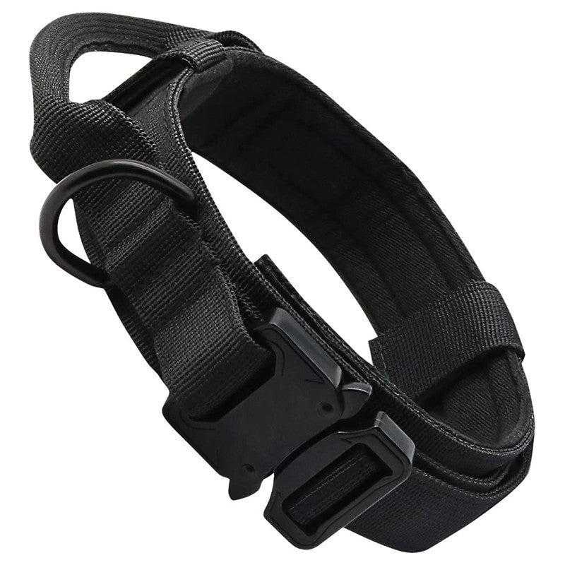 Collier Tactique Nylon pour Chien – Laisse Outdoor Ajustable