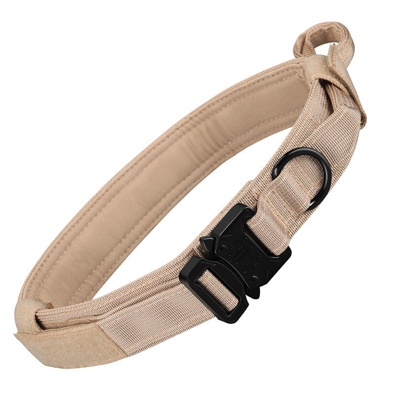 Collier Tactique Nylon pour Chien – Laisse Outdoor Ajustable