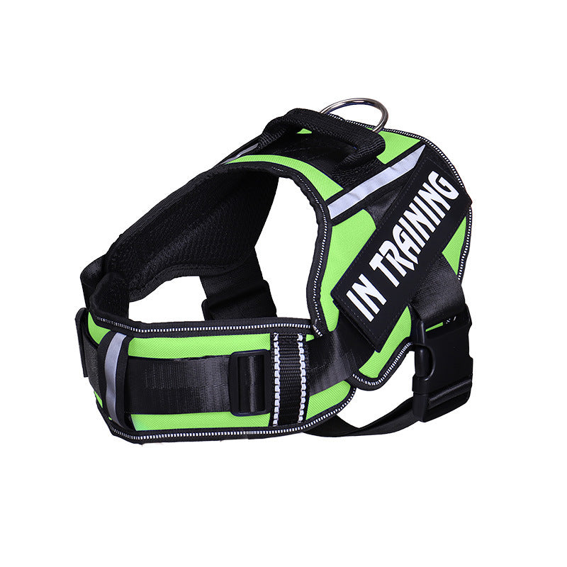 Neck Support Dog Harness with Reflective Pet Chest Harness and Leash, Direct Factory Supply Dog Lead and Pet Leash