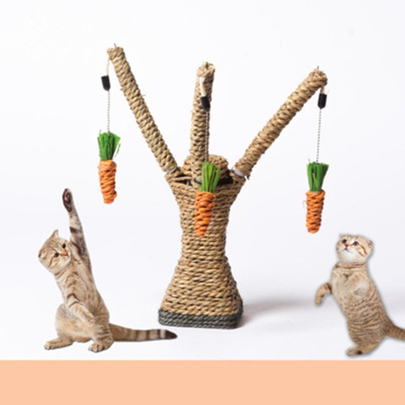 Arbre à Chat avec Plateformes et Griffoir – Tapis Doux Inclus