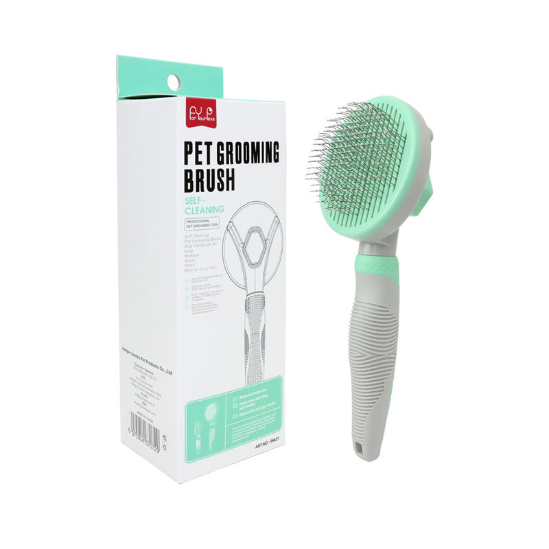 Brosse Auto-Nettoyante pour Chien et Chat – Démêlage Facile